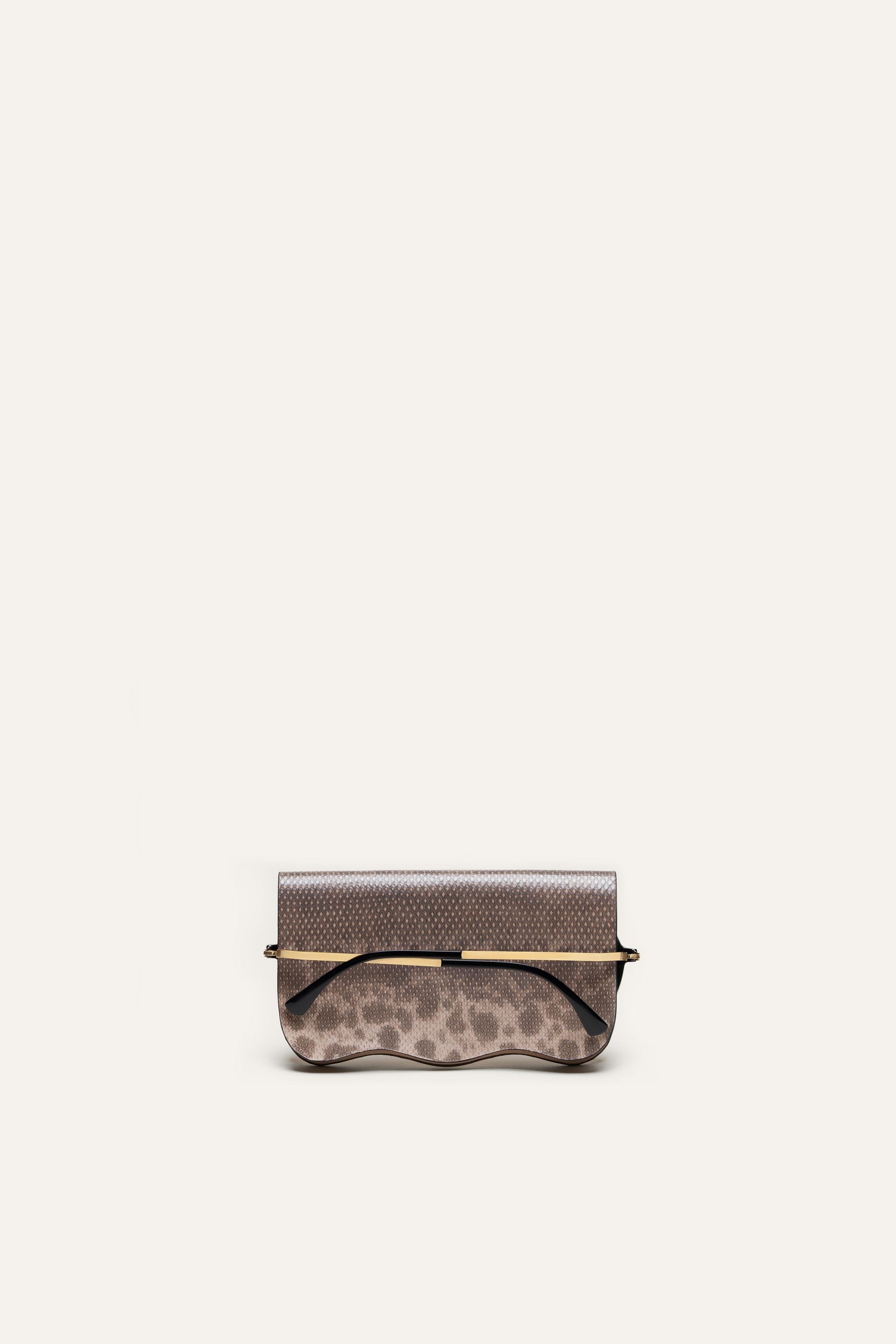 Mer Glasses Case in Taupe Karung