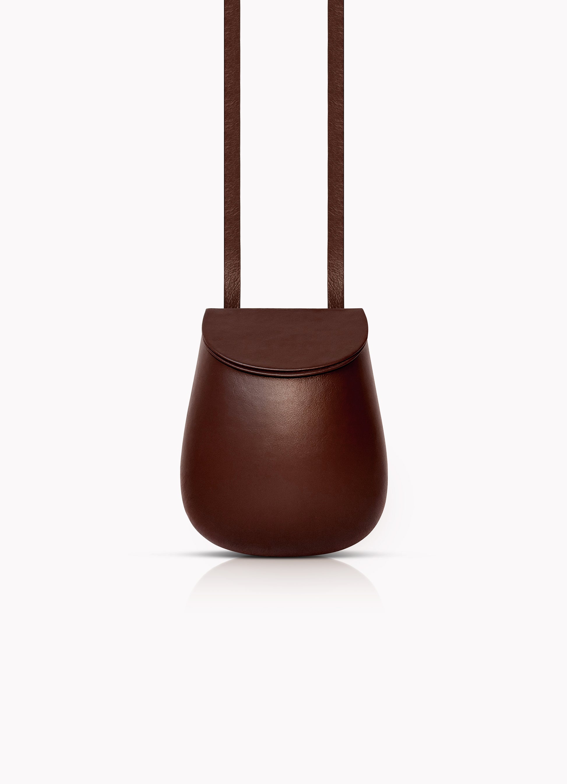 Florero Bag in Cocoa Calf Leather