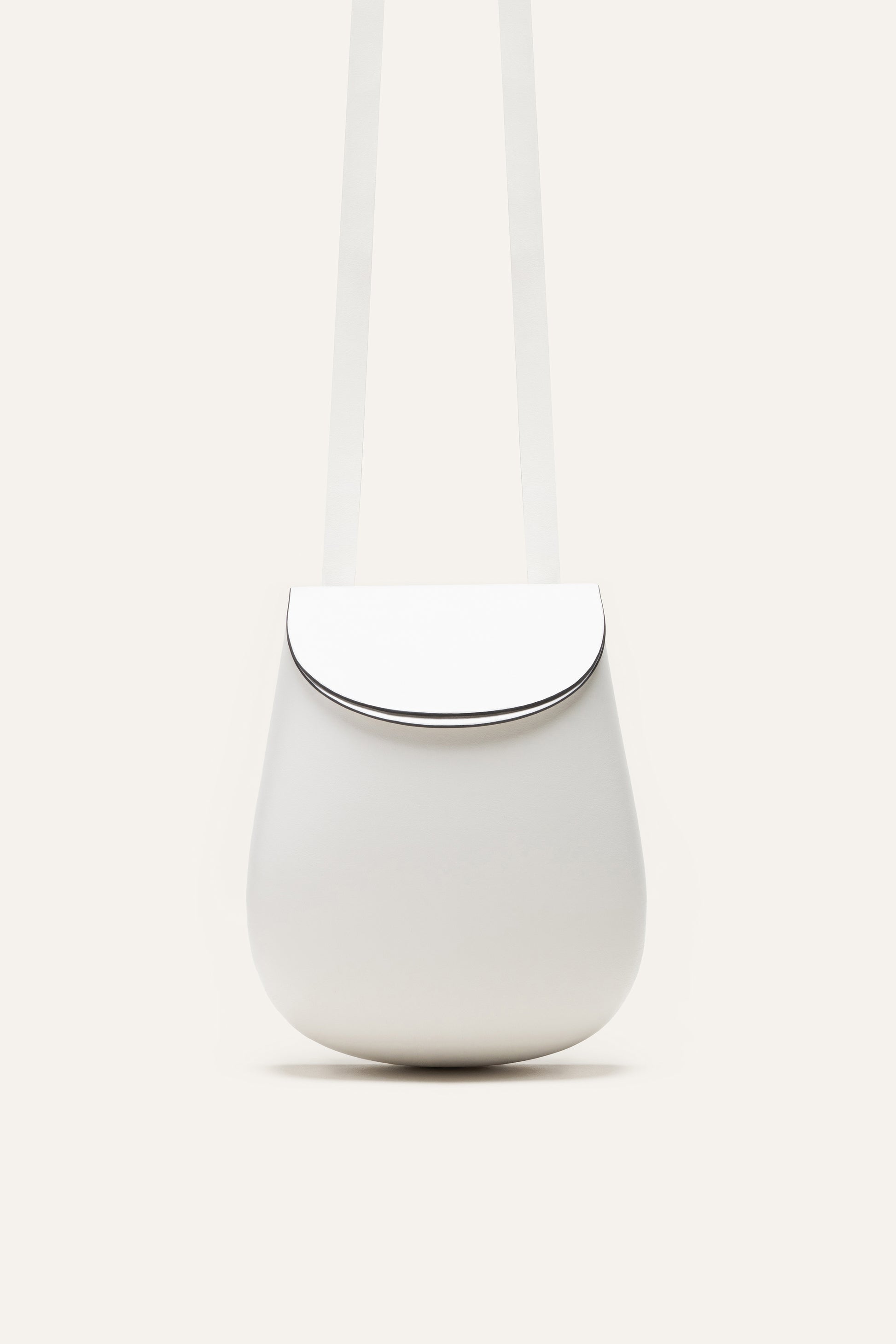 Florero Bag in Bone Calf Leather