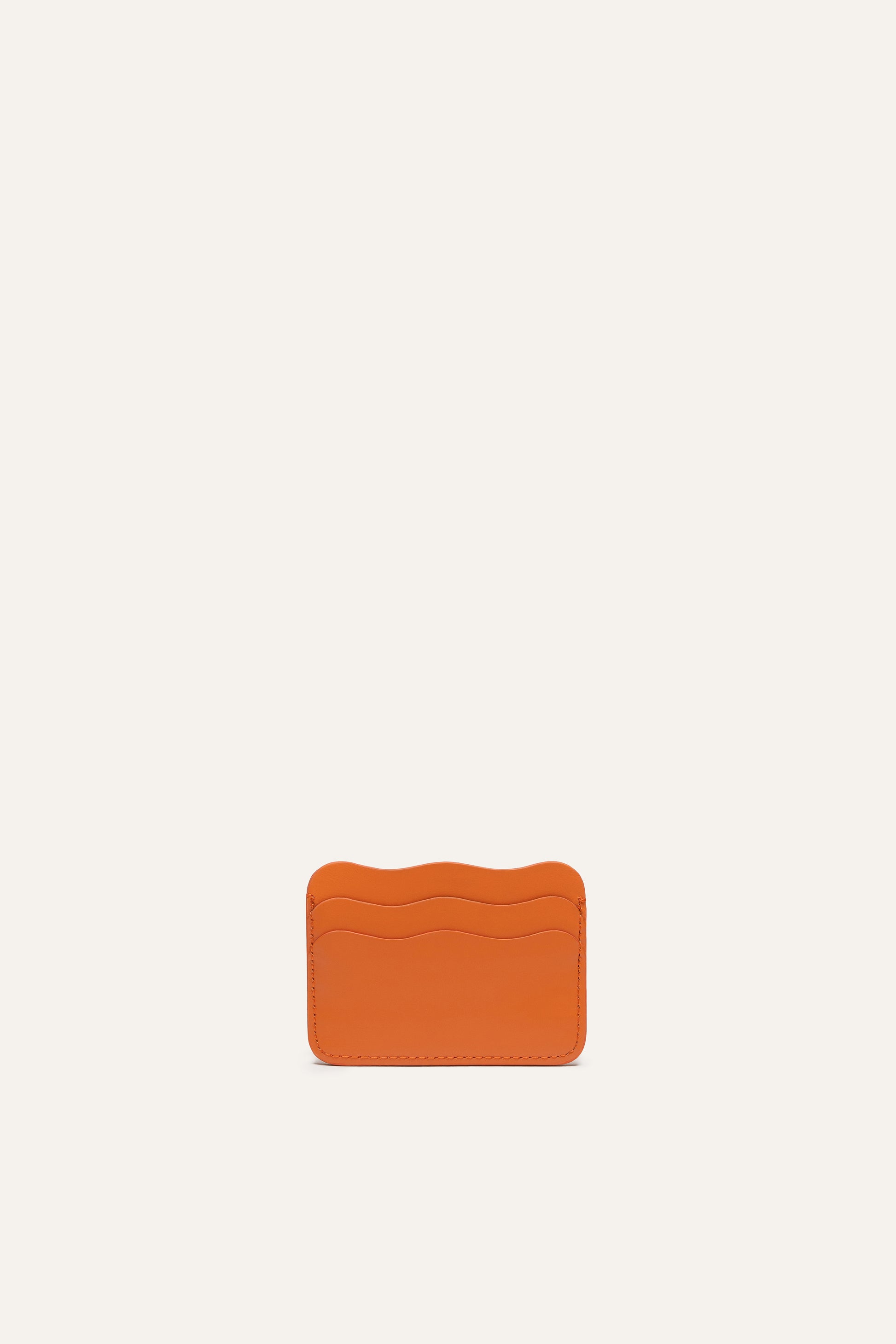 Mer Cardholder in Persimmon Calf Leather