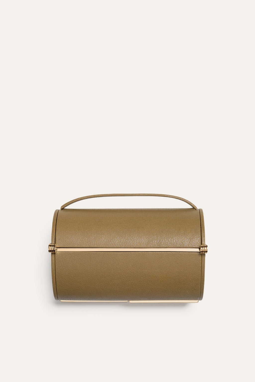 Supervea Clutch in Moss Chèvre Leather