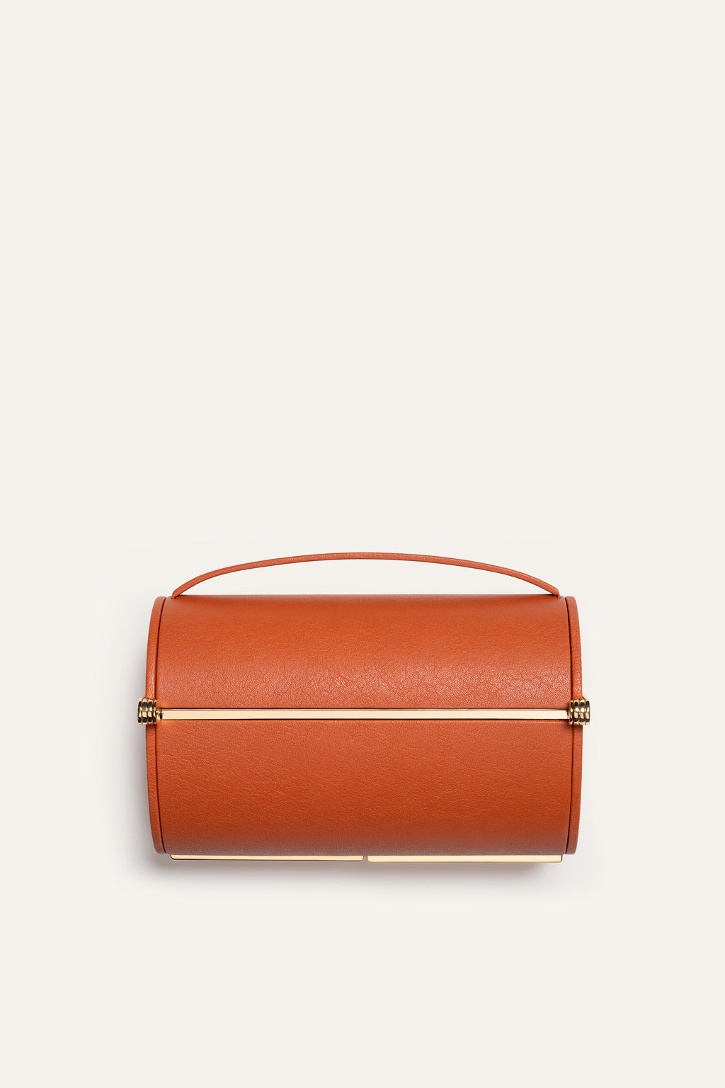 Supervea Clutch in Teracotta Chèvre