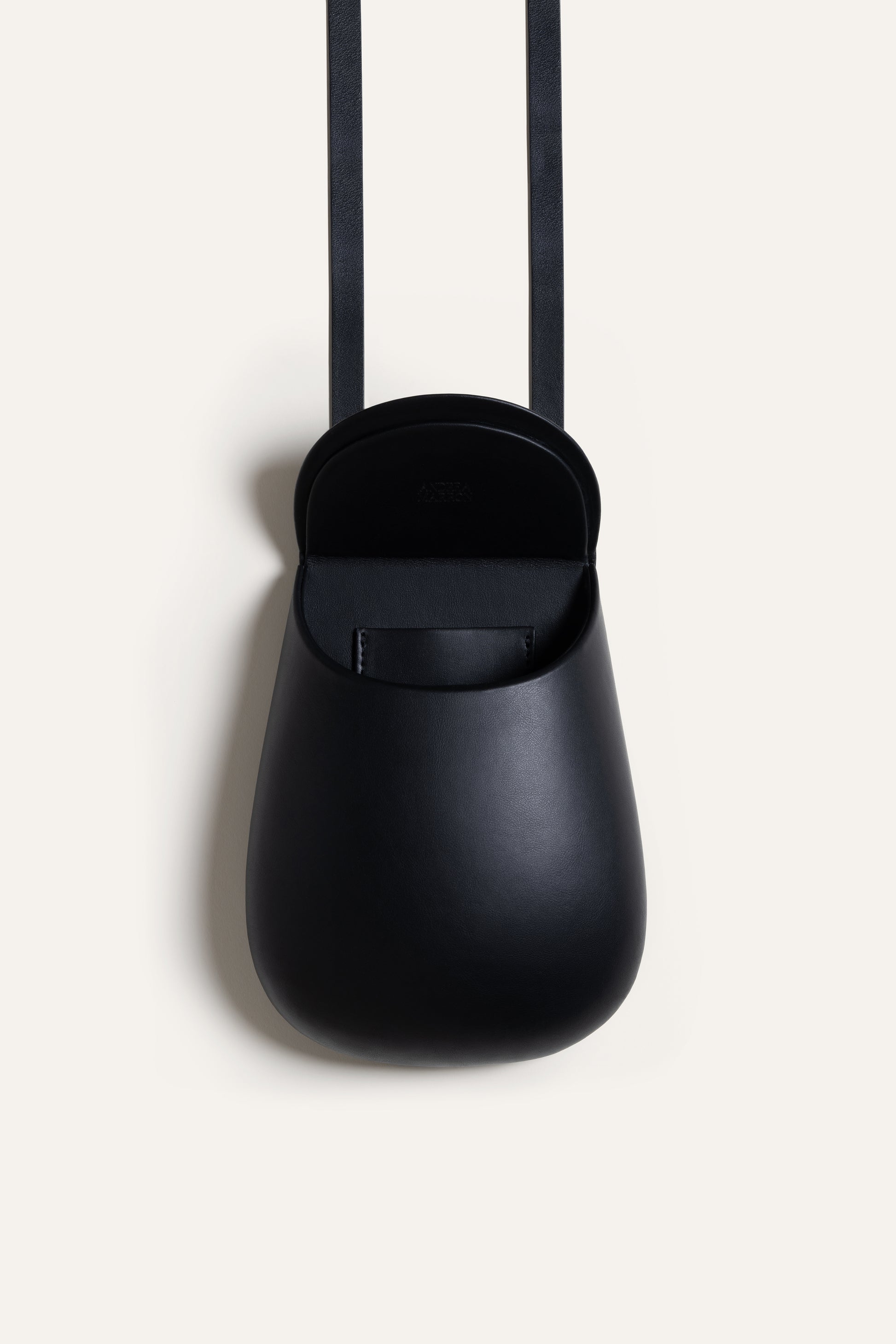Florero Bag in Black Calf Leather