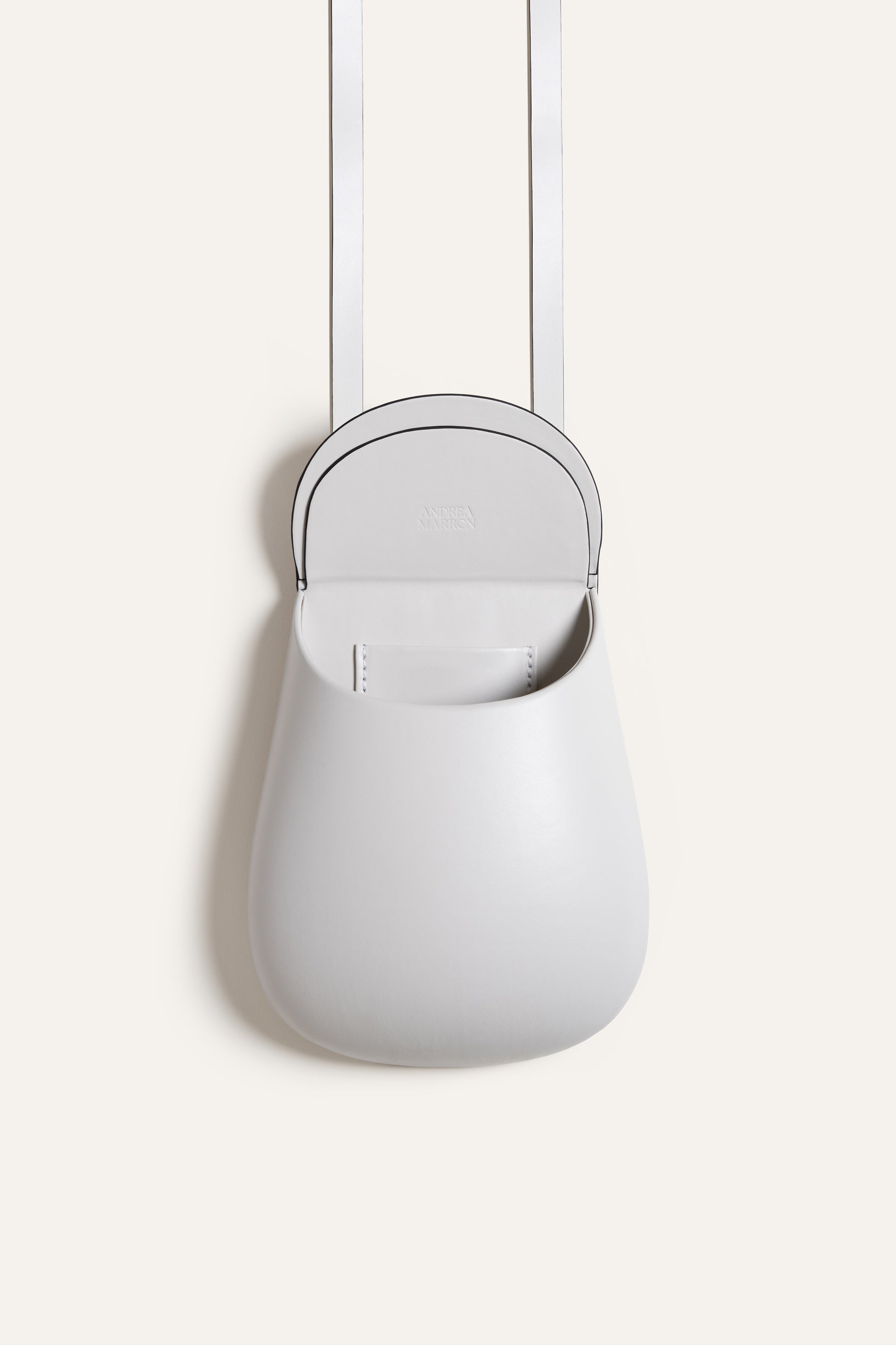 Florero Bag in Bone Calf Leather