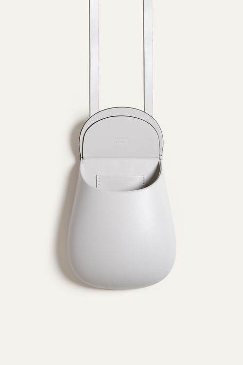 Florero Bag in Bone Calf Leather