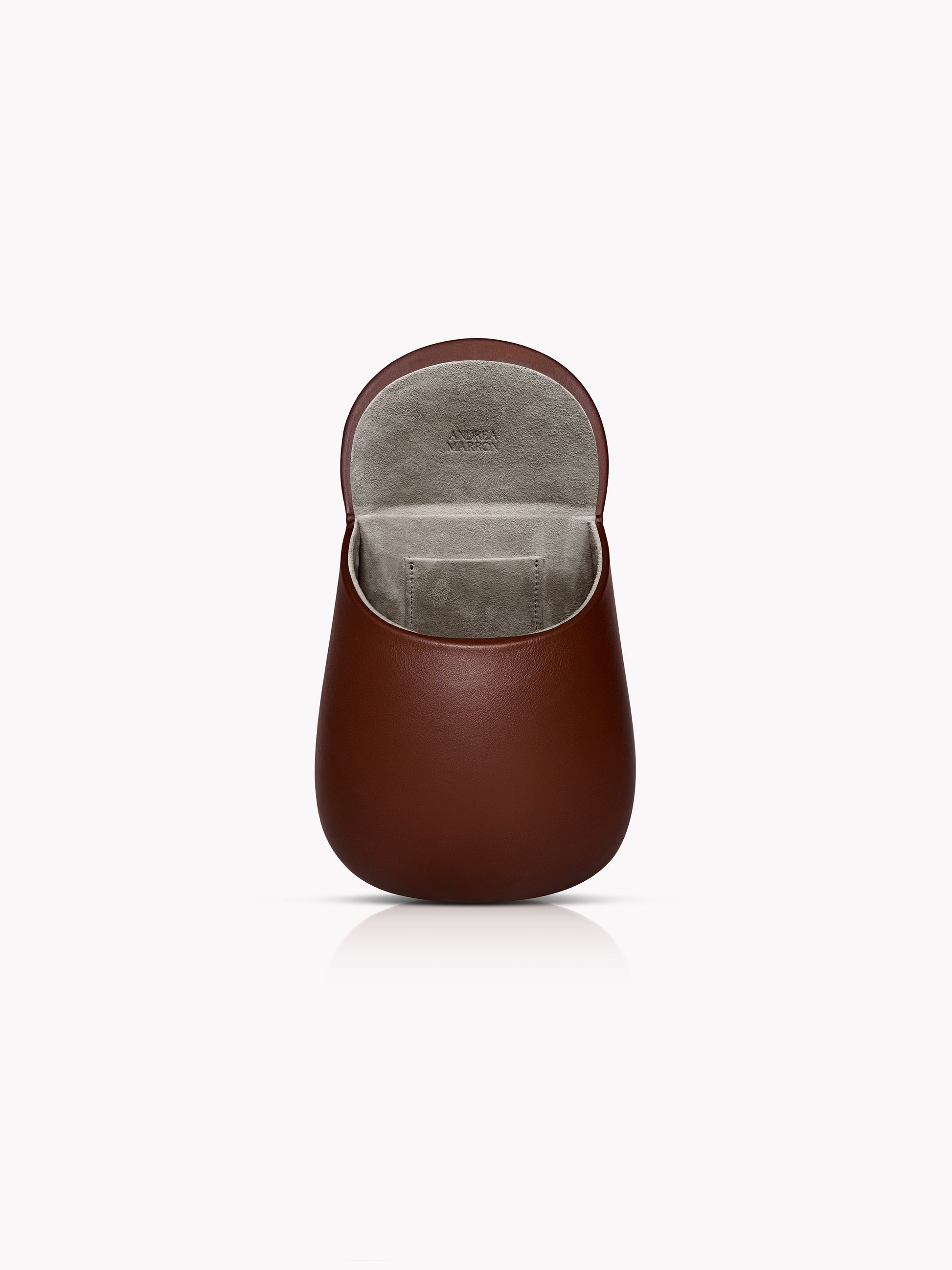 Florero Bag in Cocoa Calf Leather