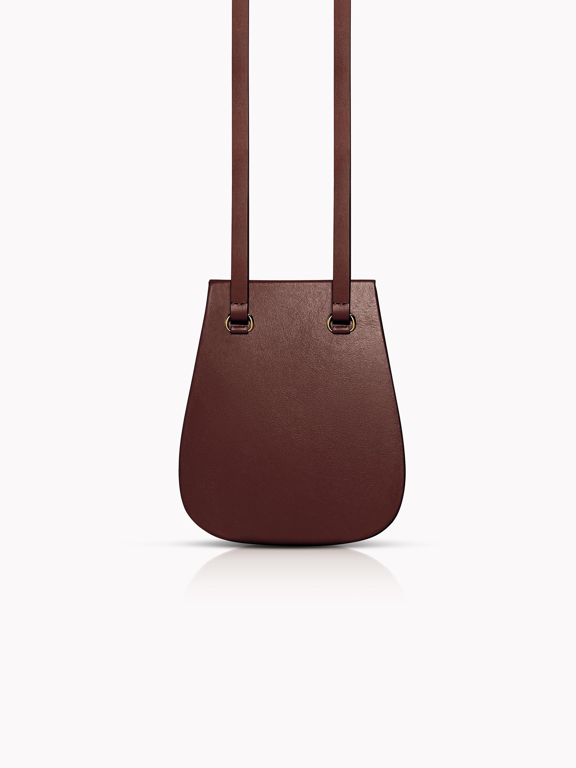 Large Florero Bag in Cocoa Calf Leather