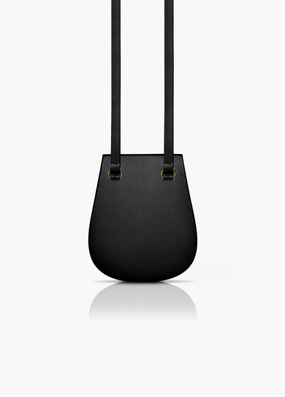 Florero Bag in Black Calf Leather