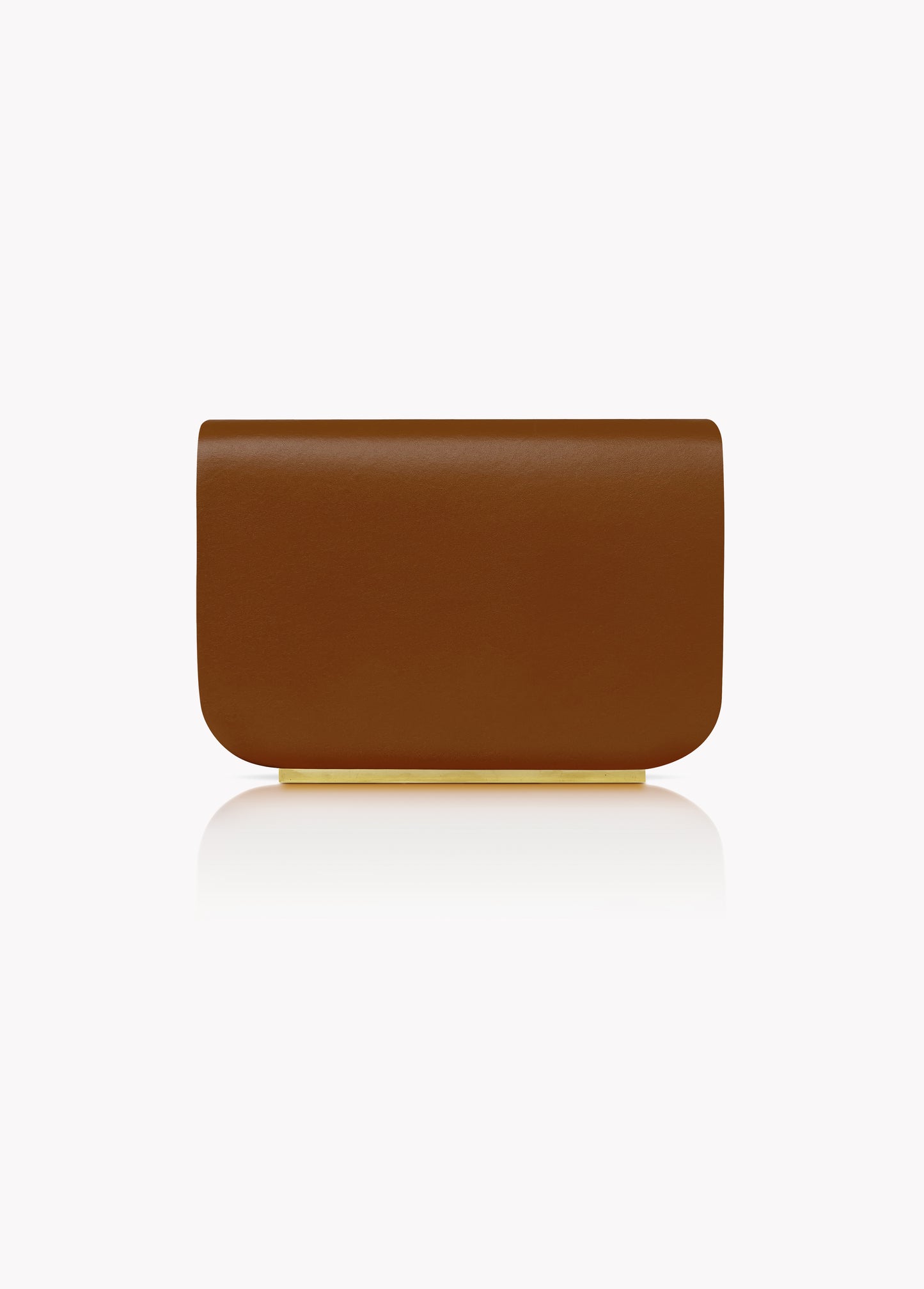 Rio Clutch in Brown Box Calf Leather